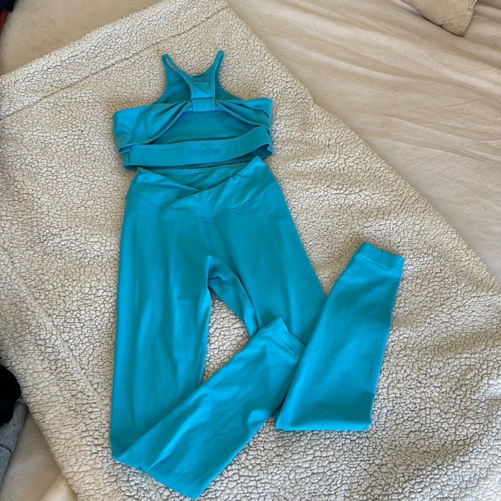Oh Polly Turquoise Leggings Set